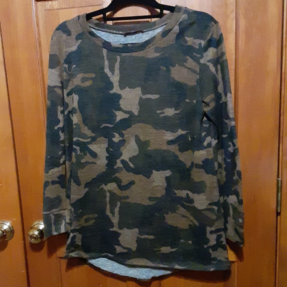 BomBom Camouflage Pullover Tunic